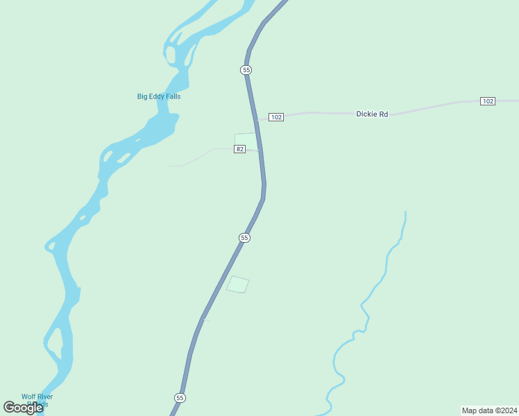 map of restaurants, bars, coffee shops, grocery stores, and more near Wisconsin 55 in Keshena