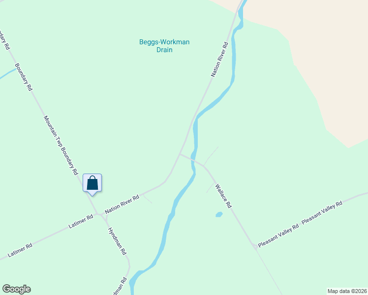 map of restaurants, bars, coffee shops, grocery stores, and more near 10104 Nation River Road in South Mountain
