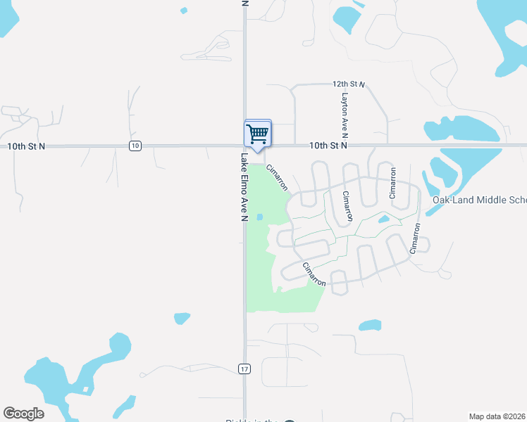 map of restaurants, bars, coffee shops, grocery stores, and more near in Lake Elmo