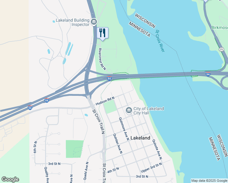 map of restaurants, bars, coffee shops, grocery stores, and more near 16610 8th Street North in Lakeland