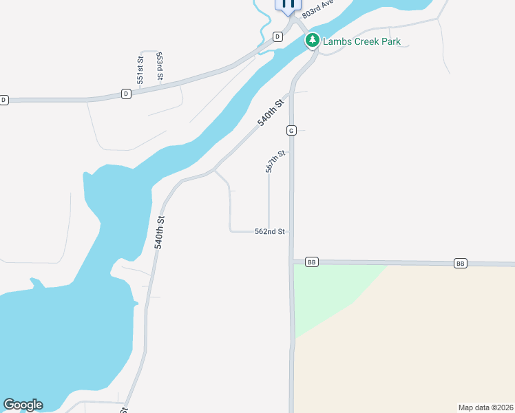 map of restaurants, bars, coffee shops, grocery stores, and more near N7769 567th Street in Menomonie