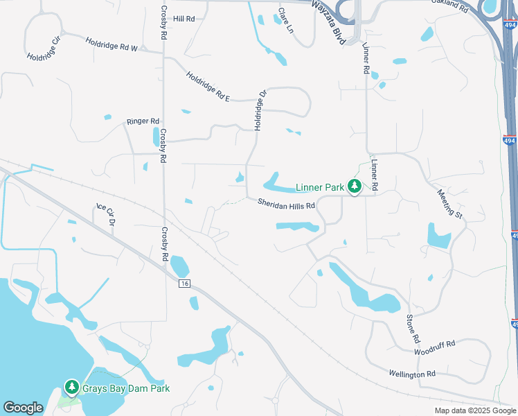 map of restaurants, bars, coffee shops, grocery stores, and more near 2112 Sheridan Hills Road in Wayzata