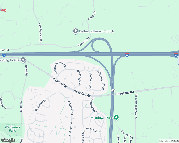 map of restaurants, bars, coffee shops, grocery stores, and more near 144 Stratford Way in Hudson