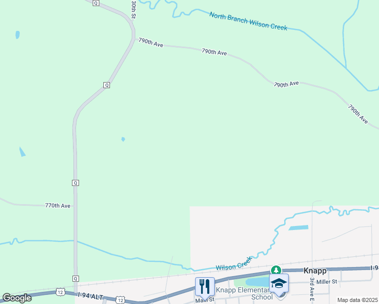 map of restaurants, bars, coffee shops, grocery stores, and more near in Knapp