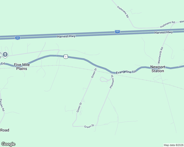 map of restaurants, bars, coffee shops, grocery stores, and more near 20 Green Street in Newport Station