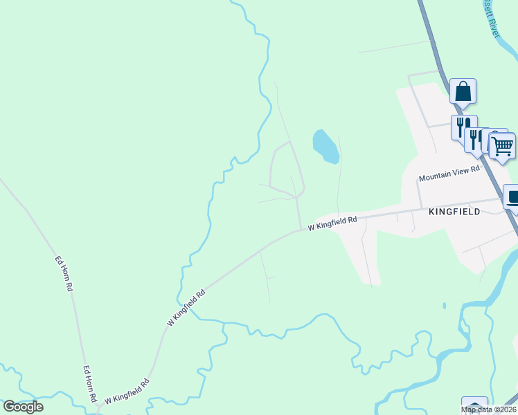 map of restaurants, bars, coffee shops, grocery stores, and more near 150 West Kingfield Road in Kingfield