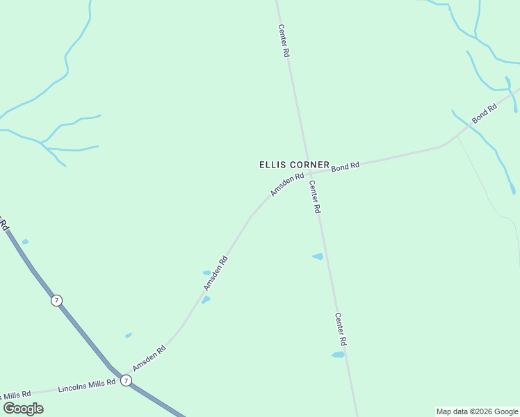 map of restaurants, bars, coffee shops, grocery stores, and more near 168 Amsden Road in Corinna