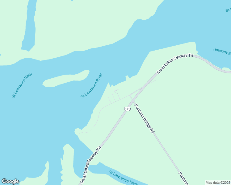 map of restaurants, bars, coffee shops, grocery stores, and more near 558 Pontoon Bridge Rd in Massena