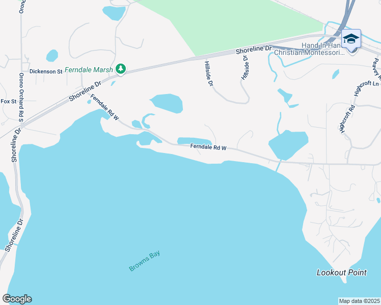 map of restaurants, bars, coffee shops, grocery stores, and more near 885 Ferndale Road West in Wayzata
