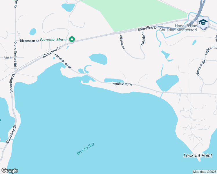 map of restaurants, bars, coffee shops, grocery stores, and more near 885 Ferndale Rd W in Wayzata