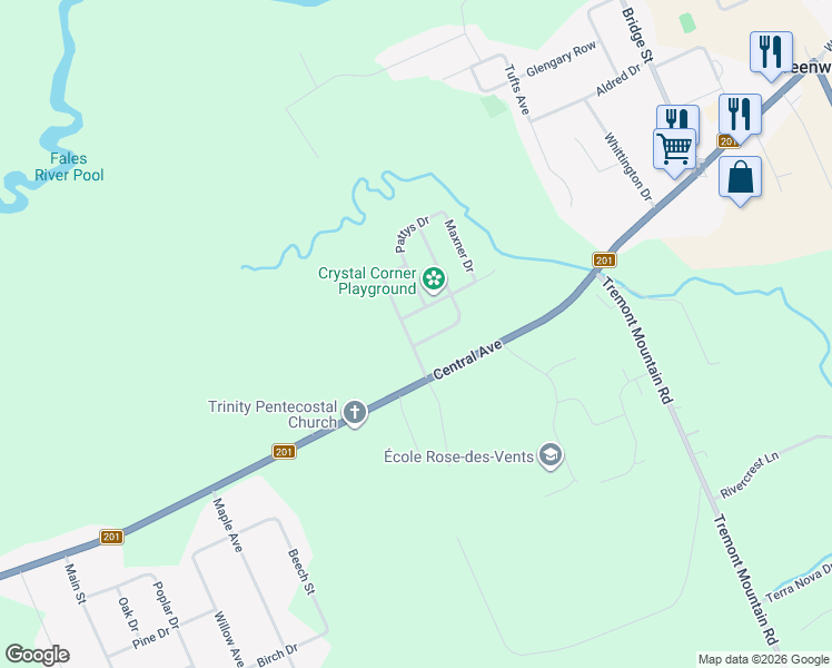 map of restaurants, bars, coffee shops, grocery stores, and more near 533 McClair Avenue in Kingston