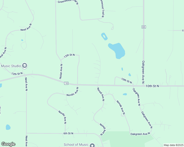 map of restaurants, bars, coffee shops, grocery stores, and more near 1120 Norell Avenue North in Stillwater