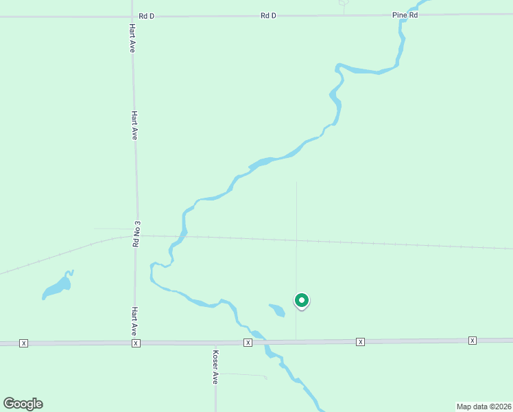 map of restaurants, bars, coffee shops, grocery stores, and more near N15037 Road No 3 1/2 in Stanley