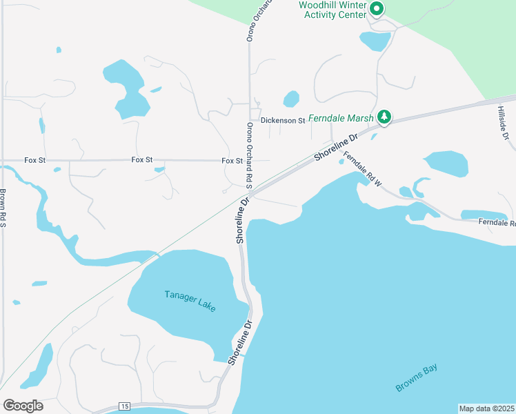 map of restaurants, bars, coffee shops, grocery stores, and more near 1397 Orono Lane in Wayzata