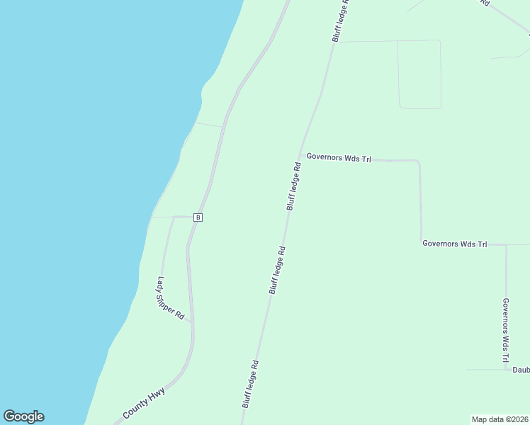 map of restaurants, bars, coffee shops, grocery stores, and more near 6065 Bluff ledge Road in Sturgeon Bay