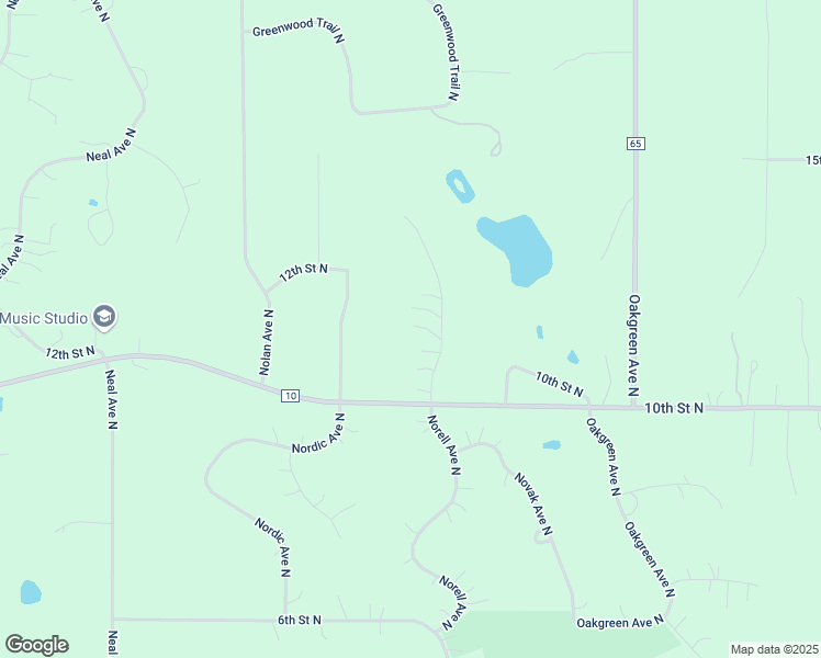 map of restaurants, bars, coffee shops, grocery stores, and more near 1120 Norell Avenue North in Stillwater