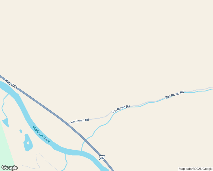 map of restaurants, bars, coffee shops, grocery stores, and more near Sun Ranch Road in Madison County