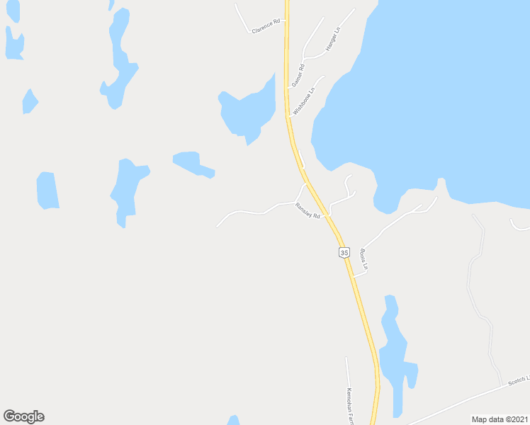 map of restaurants, bars, coffee shops, grocery stores, and more near Ransley Road in Haliburton County