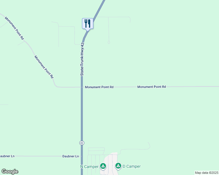 map of restaurants, bars, coffee shops, grocery stores, and more near 5471 Monument Point Road in Egg Harbor