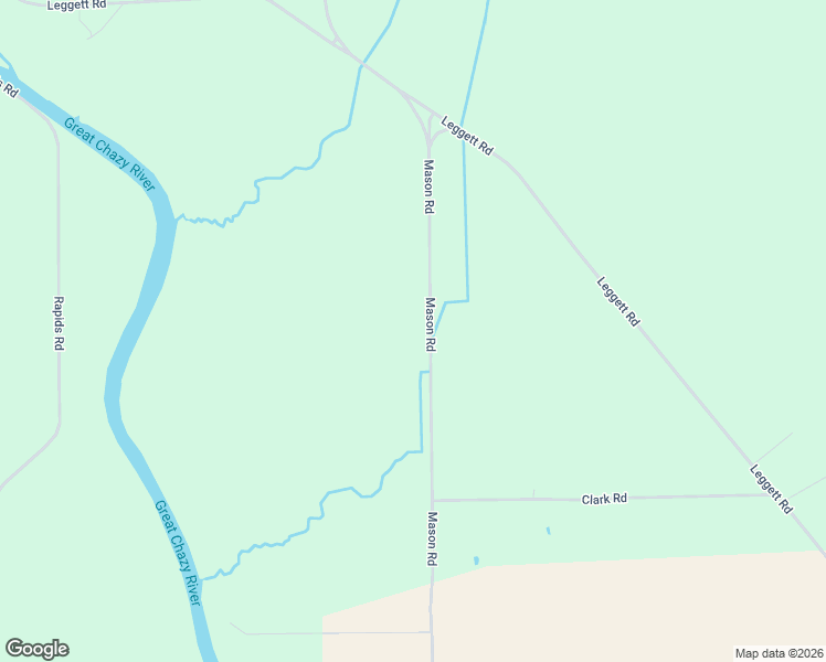 map of restaurants, bars, coffee shops, grocery stores, and more near 343 Mason Rd in Champlain