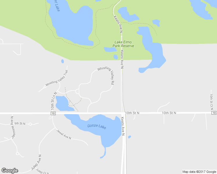 map of restaurants, bars, coffee shops, grocery stores, and more near 9799 Whistling Valley Road in Lake Elmo