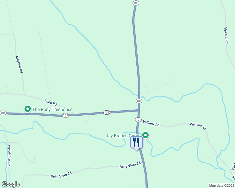 map of restaurants, bars, coffee shops, grocery stores, and more near 1372 Vermont 105 in Troy