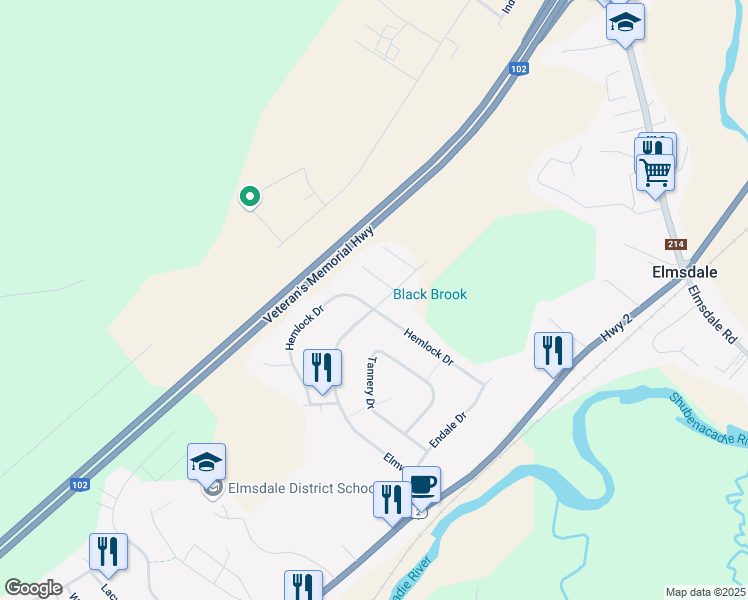 map of restaurants, bars, coffee shops, grocery stores, and more near 3 Lilian Court in Elmsdale