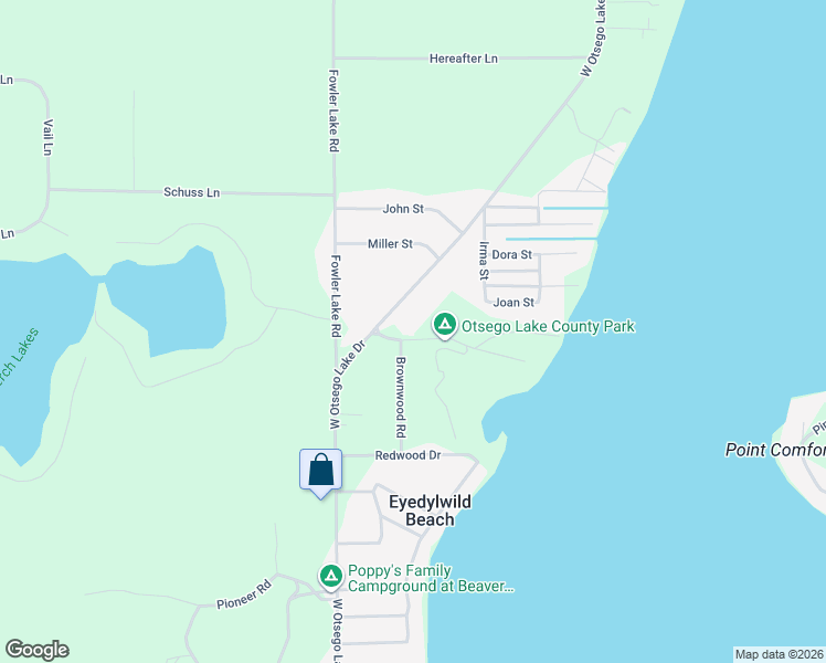 map of restaurants, bars, coffee shops, grocery stores, and more near 1824-1844 County Park Road in Gaylord