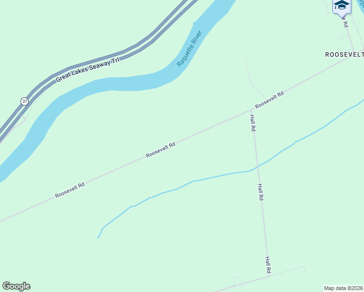 map of restaurants, bars, coffee shops, grocery stores, and more near 276 Roosevelt Road in Massena