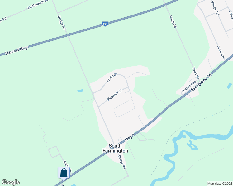 map of restaurants, bars, coffee shops, grocery stores, and more near Pleasant Street in Annapolis County