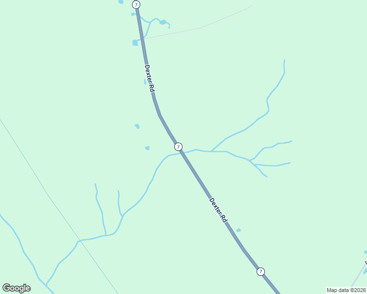 map of restaurants, bars, coffee shops, grocery stores, and more near 813 Dexter Road in Corinna