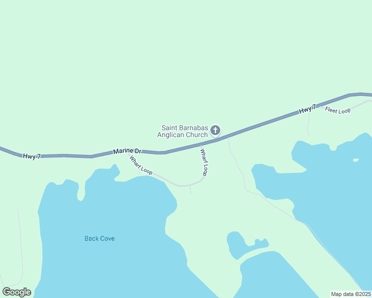 map of restaurants, bars, coffee shops, grocery stores, and more near 640 Marine Drive in Moser River