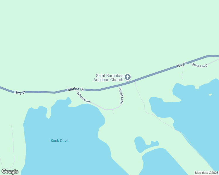 map of restaurants, bars, coffee shops, grocery stores, and more near 640 Marine Drive in Moser River
