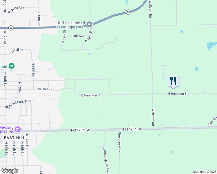 map of restaurants, bars, coffee shops, grocery stores, and more near 2011 Stark Street in Wausau