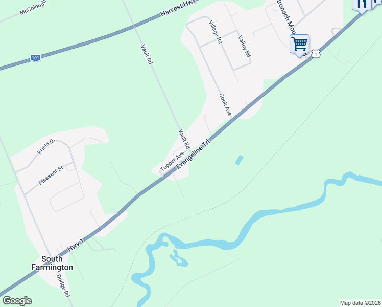 map of restaurants, bars, coffee shops, grocery stores, and more near 14749 Nova Scotia Trunk 1 in Wilmot