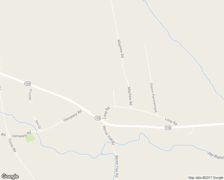 map of restaurants, bars, coffee shops, grocery stores, and more near 107 Bacon Road in Jay