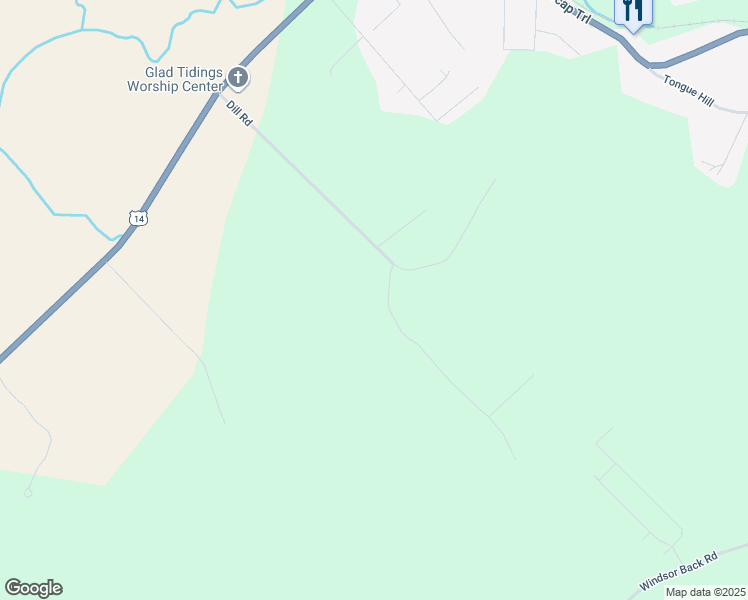 map of restaurants, bars, coffee shops, grocery stores, and more near 180 Dill Road in Windsor