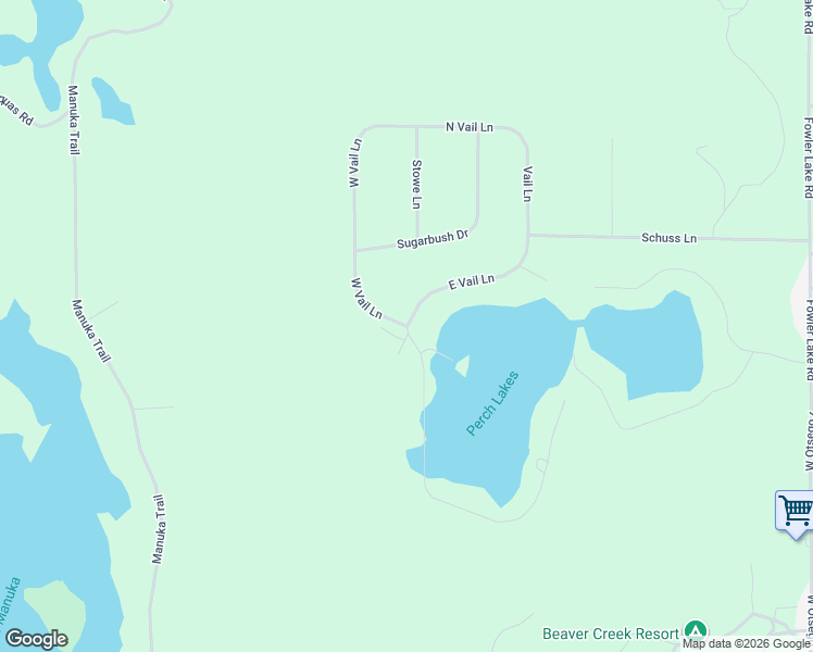 map of restaurants, bars, coffee shops, grocery stores, and more near 4419 W Vail Ln in Gaylord