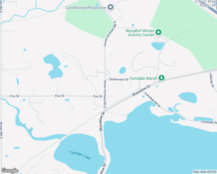 map of restaurants, bars, coffee shops, grocery stores, and more near 550 Orono Orchard Road South in Wayzata