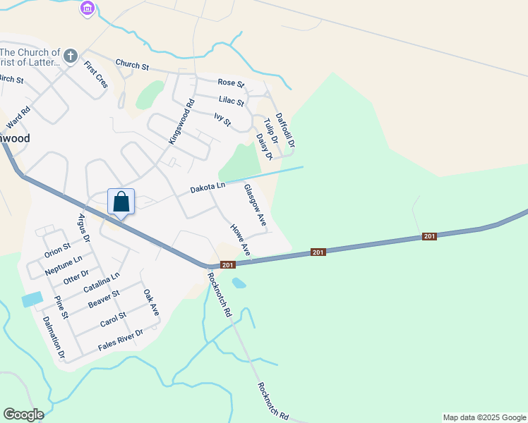 map of restaurants, bars, coffee shops, grocery stores, and more near 980 Glasgow Avenue in Kingston