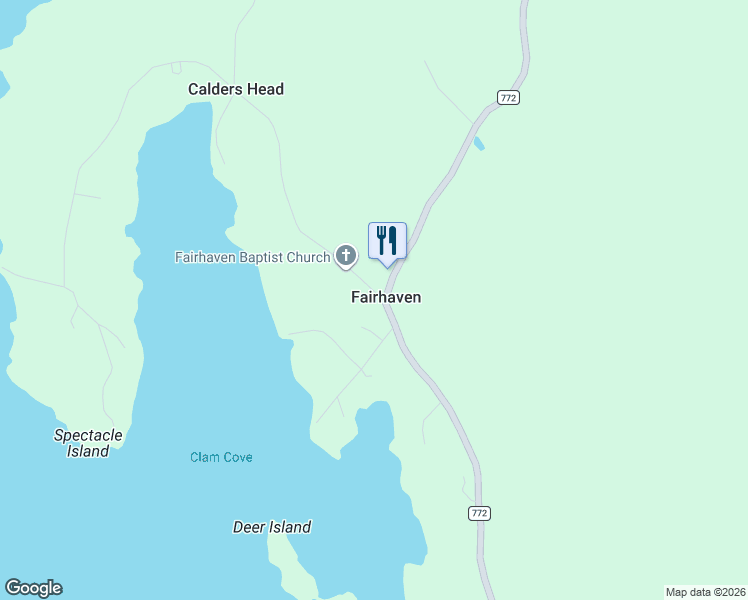 map of restaurants, bars, coffee shops, grocery stores, and more near 1 Calders Head Road in Calders Head