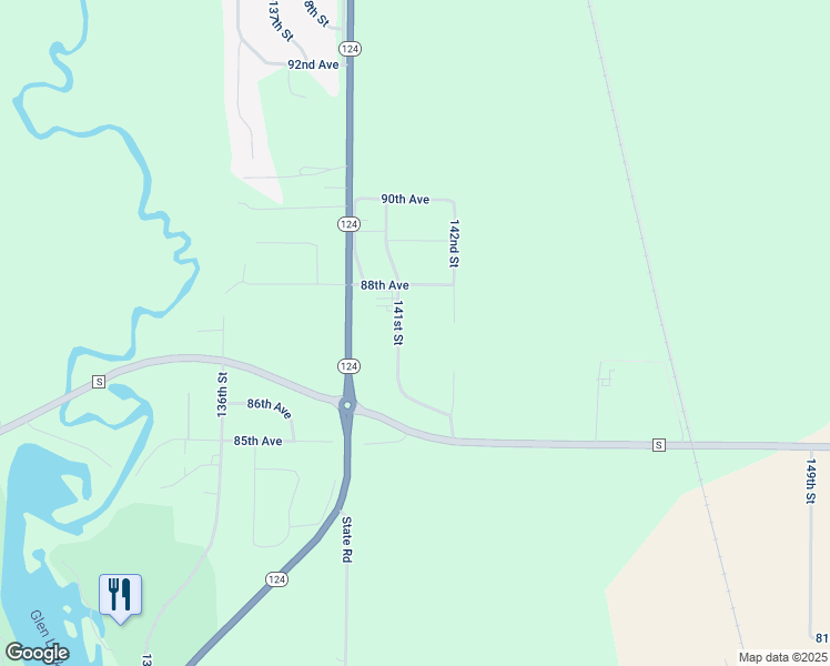 map of restaurants, bars, coffee shops, grocery stores, and more near 14125 88th Avenue in Chippewa Falls