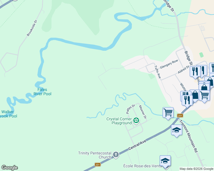 map of restaurants, bars, coffee shops, grocery stores, and more near 29 Robie Avenue in Kingston