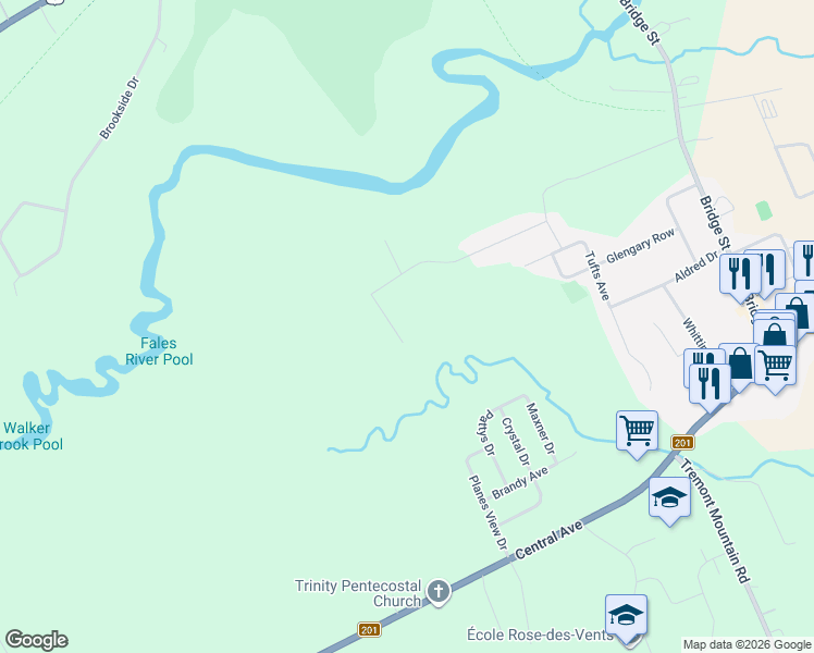map of restaurants, bars, coffee shops, grocery stores, and more near 29 Robie Avenue in Kingston