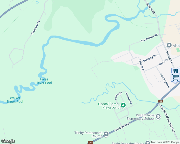 map of restaurants, bars, coffee shops, grocery stores, and more near 4 Robie Avenue in Kingston