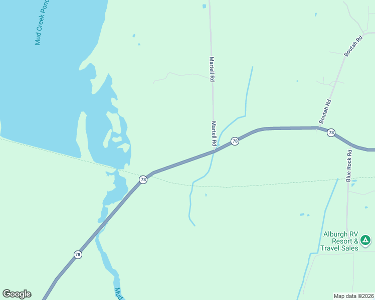 map of restaurants, bars, coffee shops, grocery stores, and more near 13 Martell Road in Alburgh