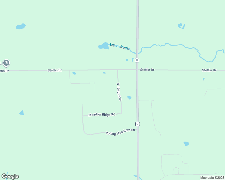 map of restaurants, bars, coffee shops, grocery stores, and more near 10701 Stettin Drive in Wausau