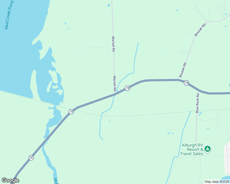 map of restaurants, bars, coffee shops, grocery stores, and more near 13 Martell Road in Alburgh