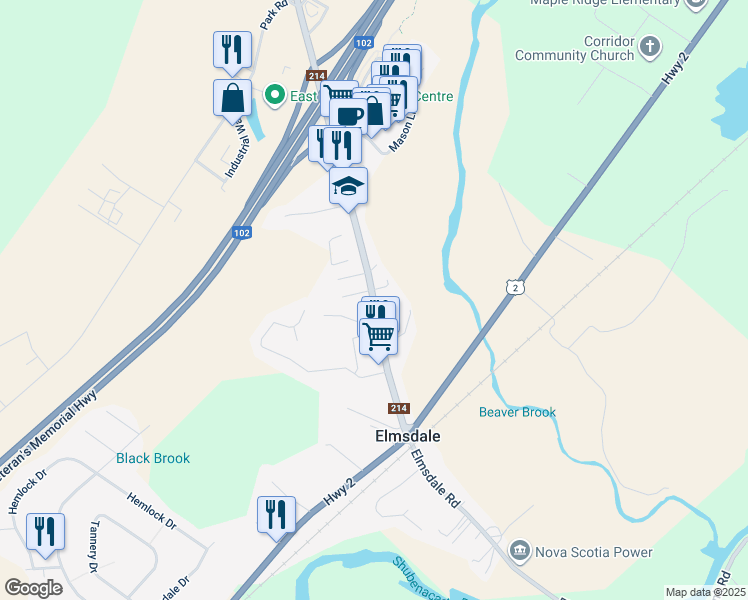 197 Nova Scotia 214, Elmsdale NS Walk Score