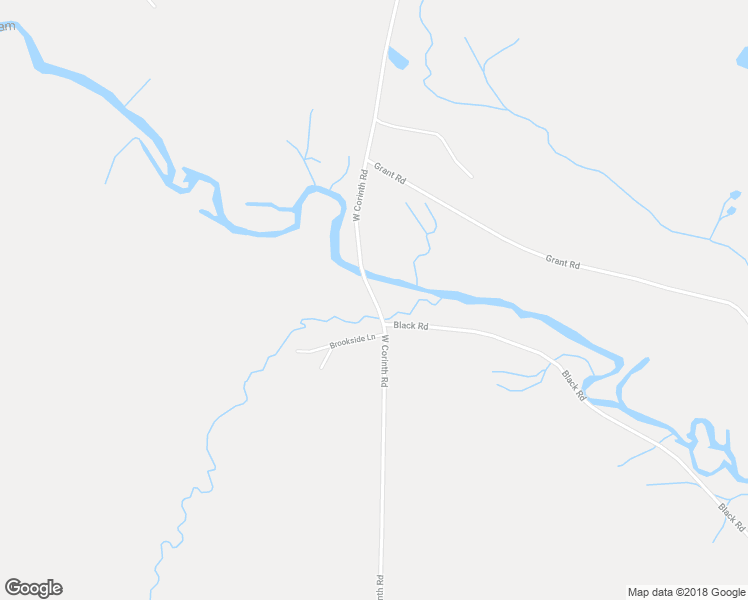 map of restaurants, bars, coffee shops, grocery stores, and more near West Corinth Road in Corinth